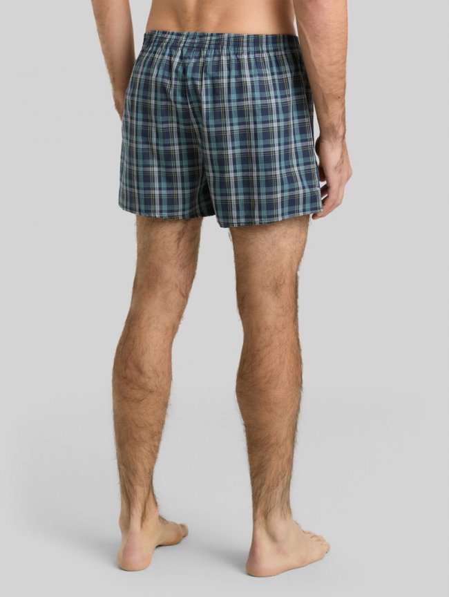 Tom Tailor Boxershorts mit Karomuster im 2er-Pack - Blue-medium-check Tom Tailor Boxershorts mit Karomuster im 2er-Pack - Blue-medium-check
