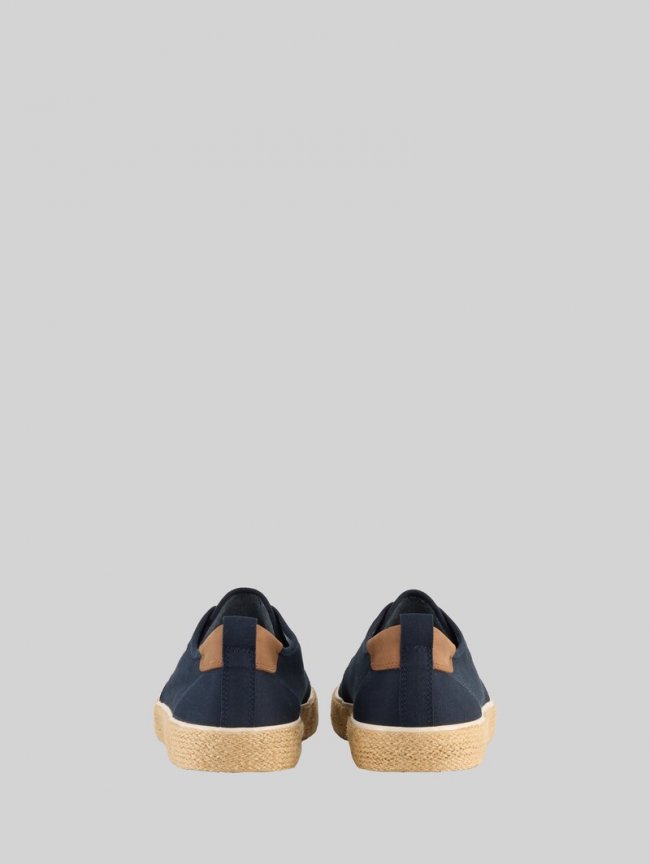 Tom Tailor Schnürschuhe mit Bastsohle - Navy Tom Tailor Schnürschuhe mit Bastsohle - Navy
