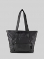 Tom Tailor TTVIENE L Shopper mit Materialmix - Schwarz / Black Tom Tailor TTVIENE L Shopper mit Materialmix - Schwarz / Black