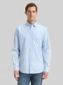 Tom Tailor Regular Fit Hemd mit Stretch - Light Metal Blue Tom Tailor Regular Fit Hemd mit Stretch - Light Metal Blue