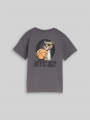 Tom Tailor Oversize T-Shirt mit Rückenprint - Dark Urban Grey Tom Tailor Oversize T-Shirt mit Rückenprint - Dark Urban Grey
