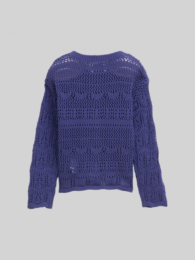 Tom Tailor Cardigan mit Lochmuster - Dark Blue Harbor Tom Tailor Cardigan mit Lochmuster - Dark Blue Harbor