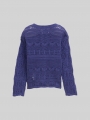 Tom Tailor Cardigan mit Lochmuster - Dark Blue Harbor Tom Tailor Cardigan mit Lochmuster - Dark Blue Harbor