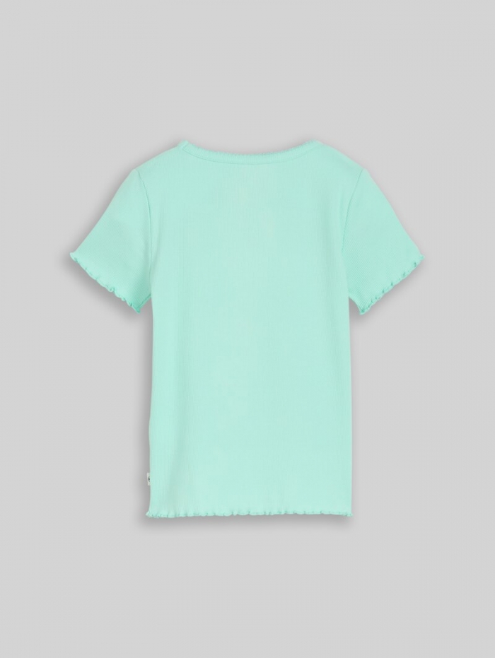 Tom Tailor T-Shirt mit Stickerei - Light Mint Tom Tailor T-Shirt mit Stickerei - Light Mint