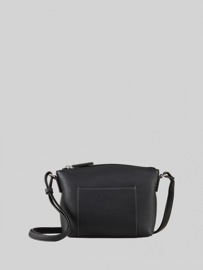 Tom Tailor TTAMARIS S Umhängetasche mit Material-Mix - Schwarz / Black Tom Tailor TTAMARIS S Umhängetasche mit Material-Mix - Schwarz / Black