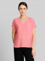 Tom Tailor Loose Fit Bluse mit V-Ausschnitt - Soft Fuchsia Pink Tom Tailor Loose Fit Bluse mit V-Ausschnitt - Soft Fuchsia Pink
