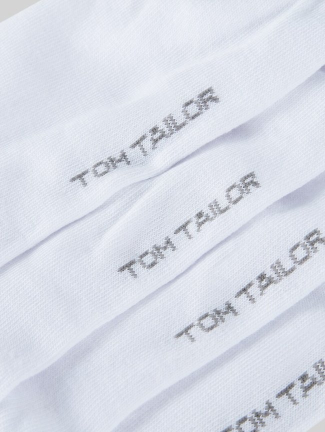 Tom Tailor Sneakersocken im 4er-Pack - White Tom Tailor Sneakersocken im 4er-Pack - White