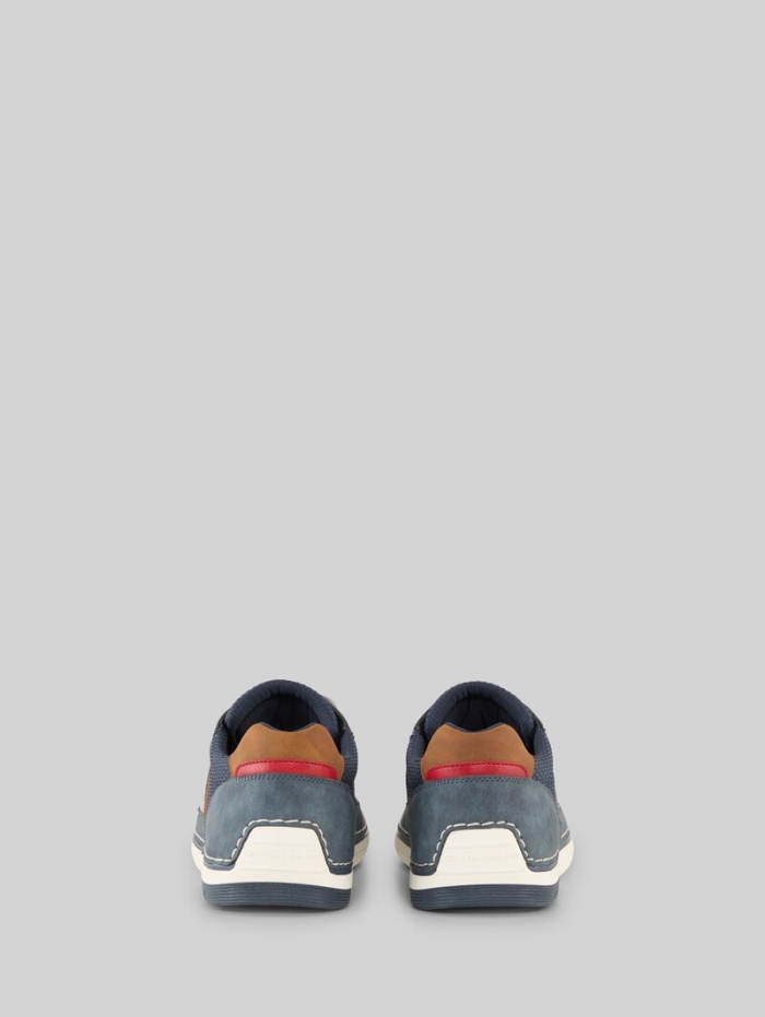 Tom Tailor Sneaker mit Mesh-Einsätzen - Navy Tom Tailor Sneaker mit Mesh-Einsätzen - Navy