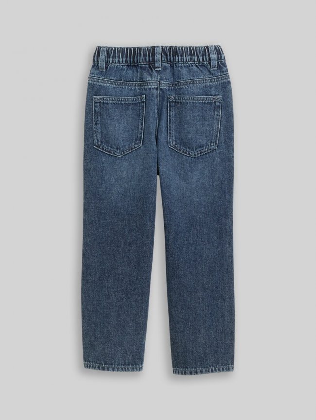 Tom Tailor Baggy Fit Jeans - Clean Dark Stone Blue Denim Tom Tailor Baggy Fit Jeans - Clean Dark Stone Blue Denim