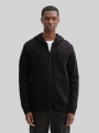 Tom Tailor Basic Hoodie Sweatjacke - Black Tom Tailor Basic Hoodie Sweatjacke - Black
