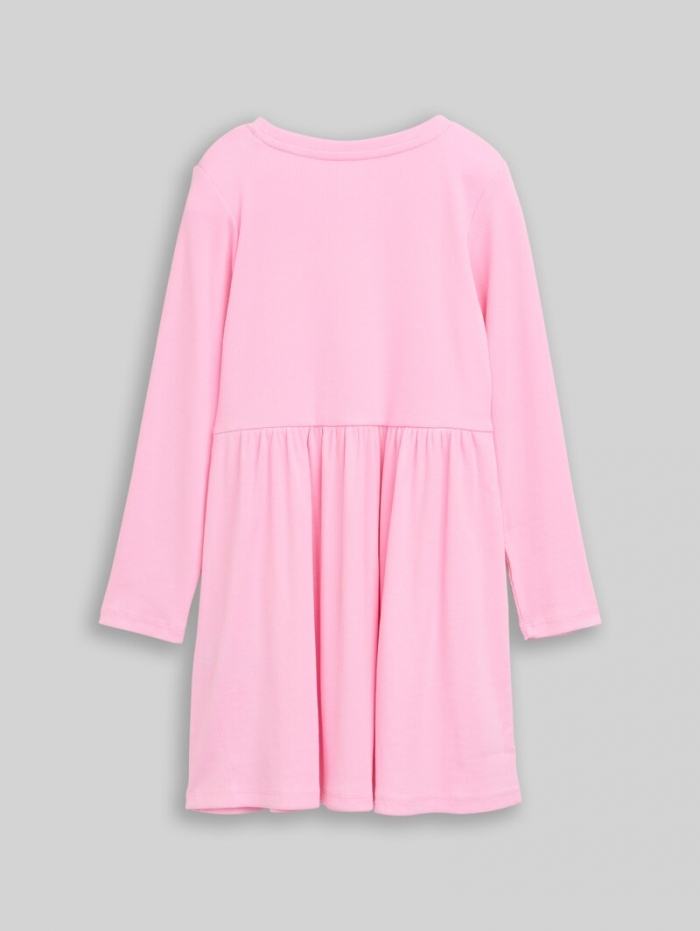 Tom Tailor Mini-Kleid mit Rippstruktur - Lovely Pink Tom Tailor Mini-Kleid mit Rippstruktur - Lovely Pink