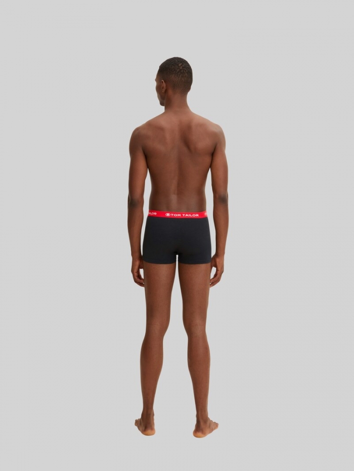 Tom Tailor Kurze Boxershorts im 3er-Pack - Black-dark-solid Tom Tailor Kurze Boxershorts im 3er-Pack - Black-dark-solid