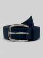 Tom Tailor Veloursleder Gürtel - Navy Uni