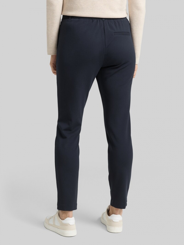 Tom Tailor Lässige Stoffhose - Real Navy Blue Tom Tailor Lässige Stoffhose - Real Navy Blue