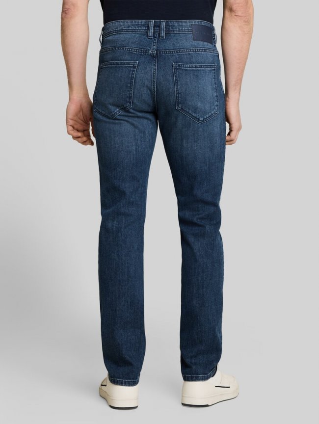 Tom Tailor TTJOSH REGULAR SLIM Jeans - Mid Stone Bright Blue Denim Tom Tailor TTJOSH REGULAR SLIM Jeans - Mid Stone Bright Blue Denim