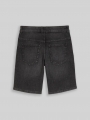 Tom Tailor JIM BERMUDA Jeans Shorts mit Stretch - Used Dark Stone Grey Denim Tom Tailor JIM BERMUDA Jeans Shorts mit Stretch - Used Dark Stone Grey Denim