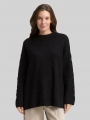 Tom Tailor Oversize Strickpullover mit Glitzer-Effekt - Black Lurex Knit Tom Tailor Oversize Strickpullover mit Glitzer-Effekt - Black Lurex Knit