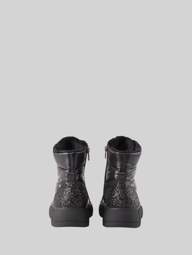 Tom Tailor Stiefeletten mit Materialmix - Black Tom Tailor Stiefeletten mit Materialmix - Black