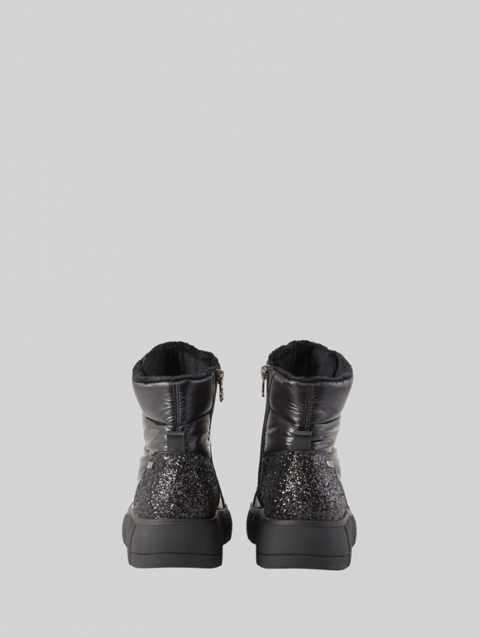 Tom Tailor Stiefeletten mit Materialmix - Black Tom Tailor Stiefeletten mit Materialmix - Black