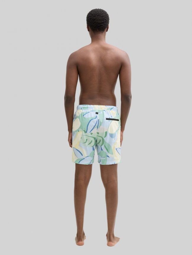 Tom Tailor Badeshorts mit Print - Colorful Big Tropical Print Tom Tailor Badeshorts mit Print - Colorful Big Tropical Print
