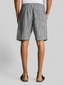 Tom Tailor TTRELAXED Shorts mit Leinenanteil - Black Greyish Stripe Tom Tailor TTRELAXED Shorts mit Leinenanteil - Black Greyish Stripe