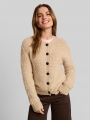Tom Tailor Loose Fit Bouclé Cardigan - Gravel Beige Melange Tom Tailor Loose Fit Bouclé Cardigan - Gravel Beige Melange