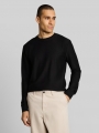 Tom Tailor Langarmshirt mit Logo-Badge - Black Tom Tailor Langarmshirt mit Logo-Badge - Black
