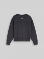 Tom Tailor Oversize Sweatshirt aus Baumwolle - Coal Grey Tom Tailor Oversize Sweatshirt aus Baumwolle - Coal Grey