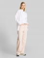 Tom Tailor TTLINOU WIDE High Waist Jeans - Raw Offwhite Denim Tom Tailor TTLINOU WIDE High Waist Jeans - Raw Offwhite Denim