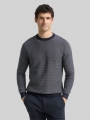 Tom Tailor Strickpullover aus Baumwolle - Navy Offwhite Dot Stripe Tom Tailor Strickpullover aus Baumwolle - Navy Offwhite Dot Stripe