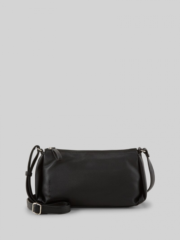 Tom Tailor TTCASSIA S Umhängetasche aus Lederimitat - Schwarz / Black