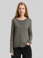 Tom Tailor Basic Strickpullover mit Rundhalsausschnitt - Cloudy Green Tom Tailor Basic Strickpullover mit Rundhalsausschnitt - Cloudy Green
