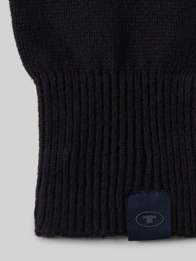 Tom Tailor Handschuhe mit Kaschmir-Anteil - Black Tom Tailor Handschuhe mit Kaschmir-Anteil - Black