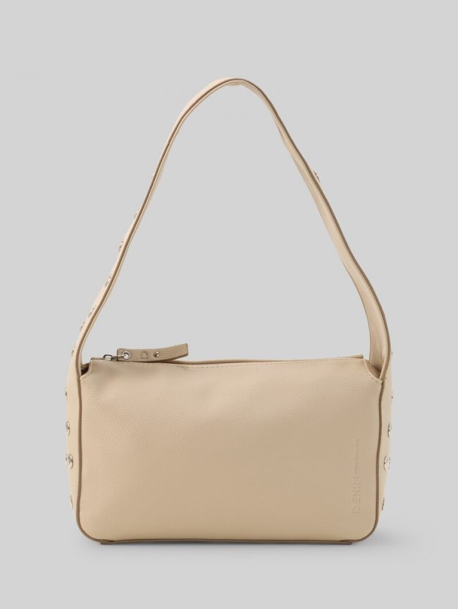 Tom Tailor TTJACARDA Schultertasche mit Nieten - Beige / Beige Tom Tailor TTJACARDA Schultertasche mit Nieten - Beige / Beige