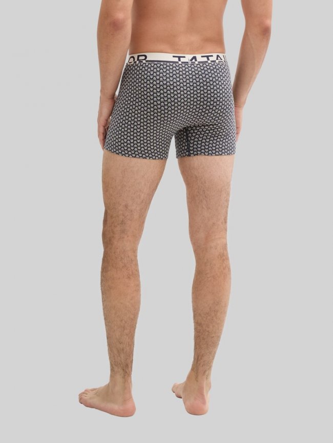Tom Tailor Mittellange Boxershorts im 2er-Pack - Blue-dark-allover Tom Tailor Mittellange Boxershorts im 2er-Pack - Blue-dark-allover