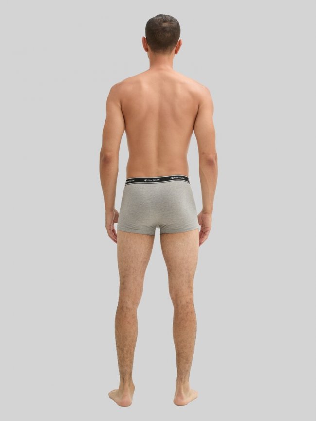 Tom Tailor Kurze Boxershorts im 2er-Pack - Dark Grey-melange Tom Tailor Kurze Boxershorts im 2er-Pack - Dark Grey-melange