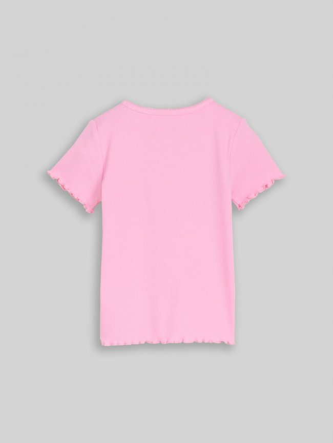 Tom Tailor T-Shirt mit Stickerei - Lovely Pink Tom Tailor T-Shirt mit Stickerei - Lovely Pink
