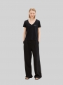 Tom Tailor T-Shirt mit V-Ausschnitt im 2er-Pack - Deep Black Tom Tailor T-Shirt mit V-Ausschnitt im 2er-Pack - Deep Black