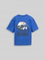 Tom Tailor Oversize T-Shirt mit Foto-Rückenprint - Beau Blue Tom Tailor Oversize T-Shirt mit Foto-Rückenprint - Beau Blue