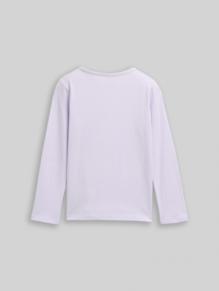 Tom Tailor Langarmshirt mit Print - Light Lavender Tom Tailor Langarmshirt mit Print - Light Lavender