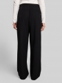 Tom Tailor Wide Leg Hose - Deep Black Tom Tailor Wide Leg Hose - Deep Black