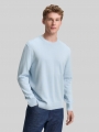 Tom Tailor Basic Strickpullover aus Baumwolle - Light Metal Blue Tom Tailor Basic Strickpullover aus Baumwolle - Light Metal Blue