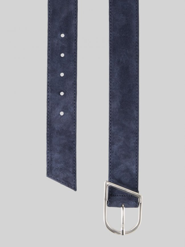 Tom Tailor TTBETH Velourledergürtel mit abgerundeter Dornschließe - Navy Uni Tom Tailor TTBETH Velourledergürtel mit abgerundeter Dornschließe - Navy Uni