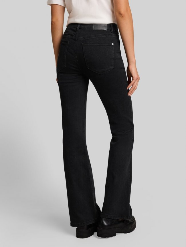 Tom Tailor TTSTELLA Bootcut Jeans mit aufgesetzten Taschen - Black Black Denim Tom Tailor TTSTELLA Bootcut Jeans mit aufgesetzten Taschen - Black Black Denim