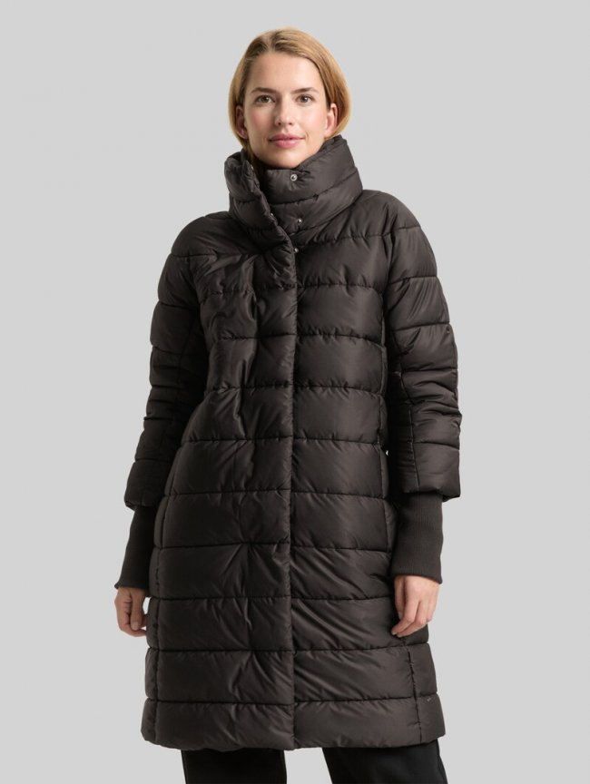 Tom Tailor Puffermantel mit Stehkragen - Deep Black Tom Tailor Puffermantel mit Stehkragen - Deep Black
