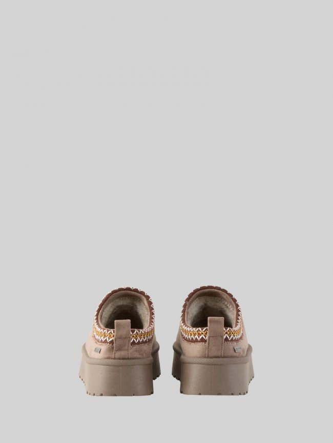 Tom Tailor Gefütterte Slipper mit Plateau-Sohle - Mud