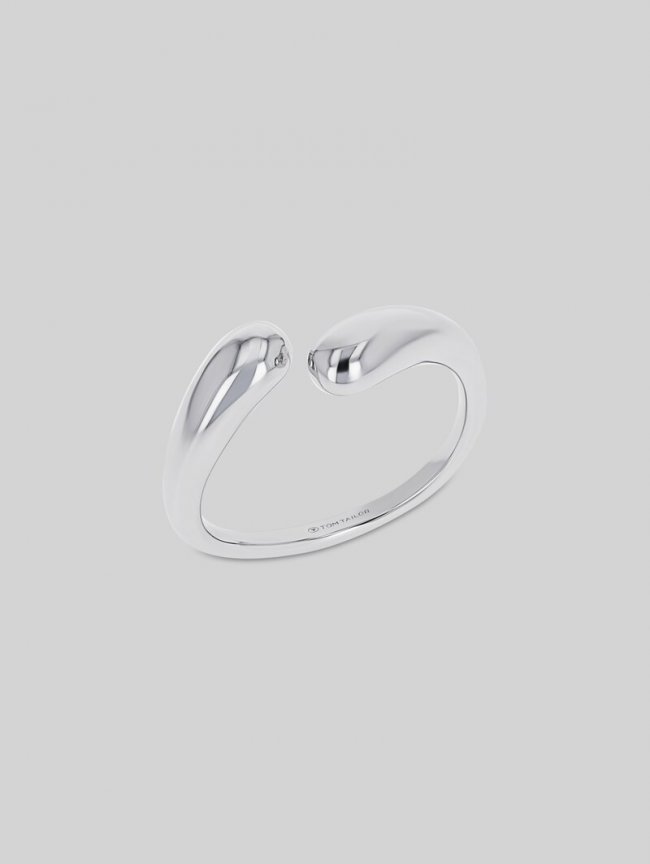 Tom Tailor Fingerring aus Edelstahl silber - Silver Tom Tailor Fingerring aus Edelstahl silber - Silver