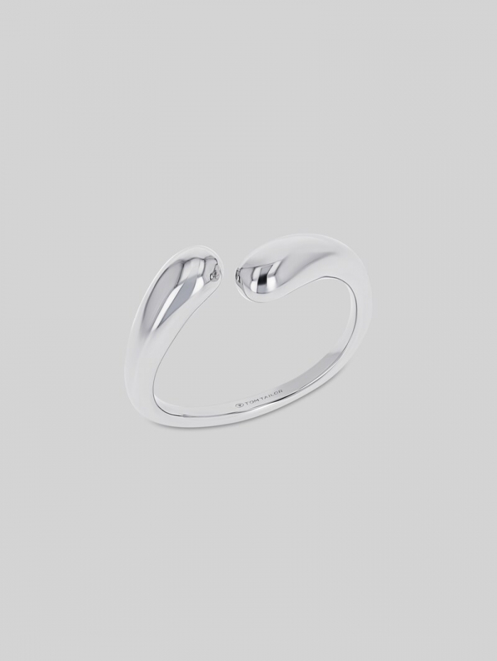 Tom Tailor Fingerring aus Edelstahl silber - Silver Tom Tailor Fingerring aus Edelstahl silber - Silver