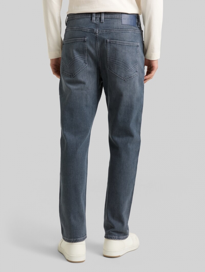 Tom Tailor TTMORRIS RELAXED Jeans - Mid Stone Blue Grey Denim Tom Tailor TTMORRIS RELAXED Jeans - Mid Stone Blue Grey Denim
