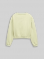 Tom Tailor Cropped Sweatshirt mit Print - Seed Green Tom Tailor Cropped Sweatshirt mit Print - Seed Green